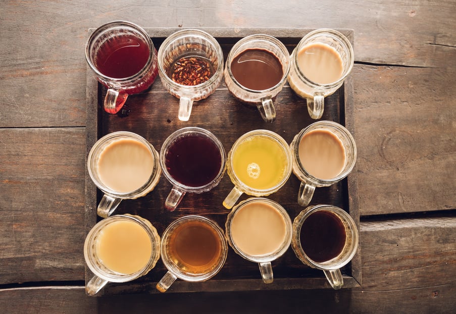 Coffee Served on Cofee Plantation, Bali Indonesia